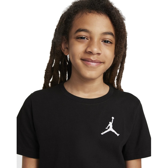 Jordan Kinder Jumpman Luft bestickt Tee "Black"