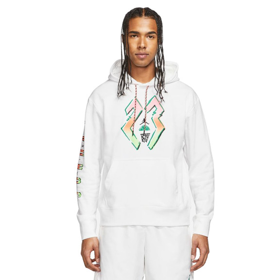 Jordan Sport DNA Pullover Hoodie "White"