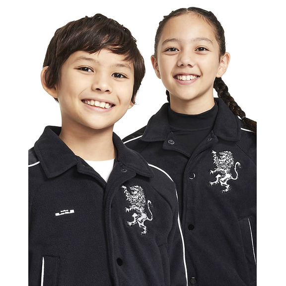 LeBron Kids\' Basketballjacke "Black"