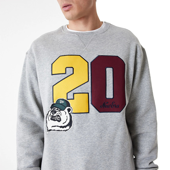 Die neue Ära Lifestyle Crew Neck Sweatshirt "Grey"