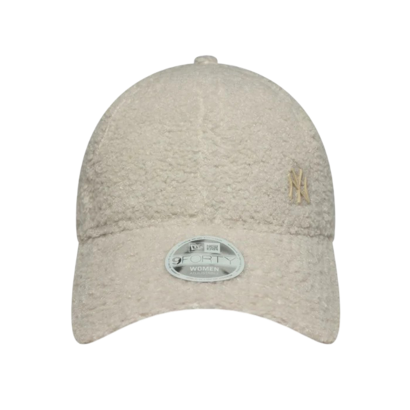 New Era MLB NY Yankees Borg Cream 9FORTY Adjustable Cap