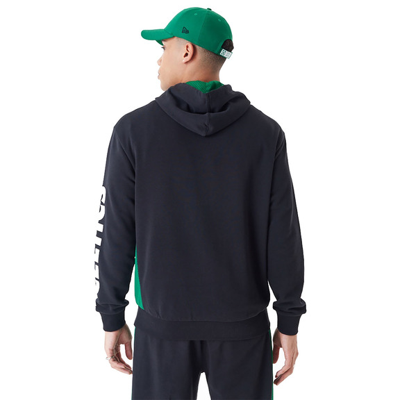 Neu Era NBA Boston Celtics Mesh Panel Oversized Pullover Hoodie