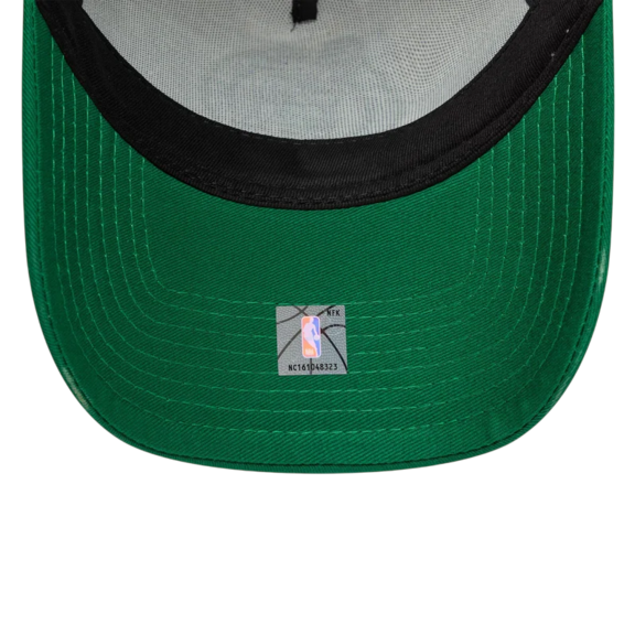New Era NBA Boston Celtics Side Patch 9FORTY A-Frame Trucker Adjustable Cap