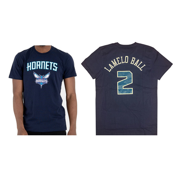 New Era NBA Charlotte Hornets Logo Tee # 2 LAMELO BALL #