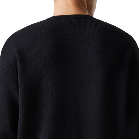 New Era NBA Chicago Bulls Knit Oversized Sweater "Black"