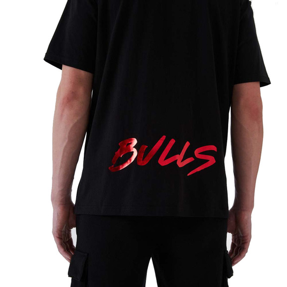 Neue Ära NBA Chicago Bulls Metallic Tee "Black-Red"