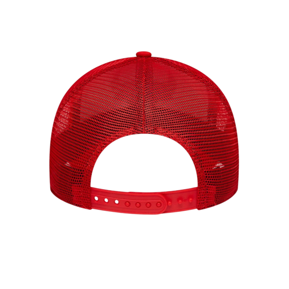 New Era NBA Chicago Bulls Side Patch 9FORTY A-Frame Trucker Adjustable Cap