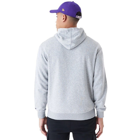 Neu Era NBA L.A. Lakers Script Oversized Pullover Hoodie "Grey"