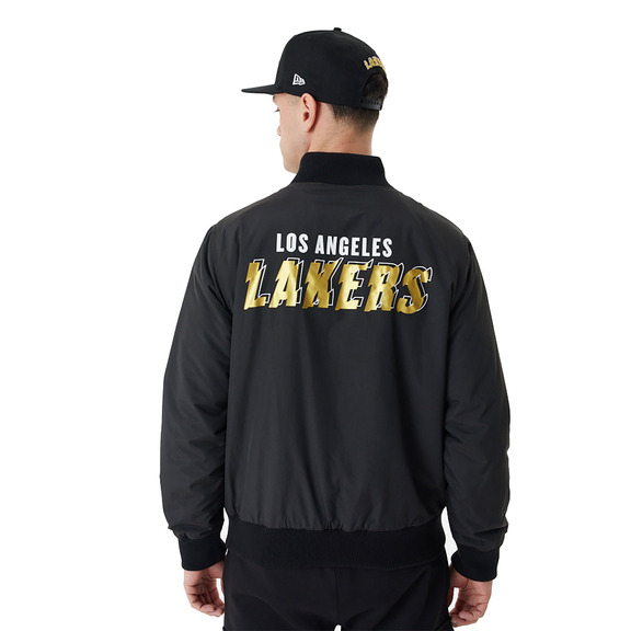 Neue Era NBA L.A. Lakers Team Script Bomber Jacke