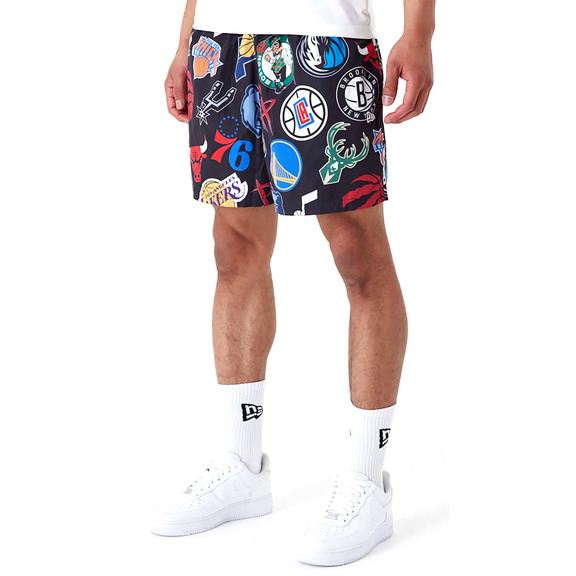 Neu Era NBA Logo Team Alle Over Print Shorts