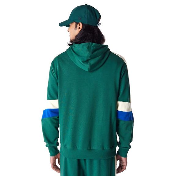 Neu Era NBA Milwaukee Bucks Farbe Block Pullover Hoodie "Dark Green"