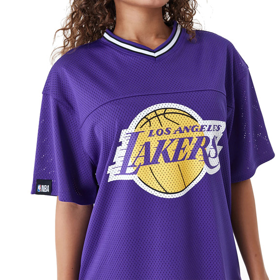 Neu Era NBA Team LA Lakers Damen Mesh Kleid T-Shirt