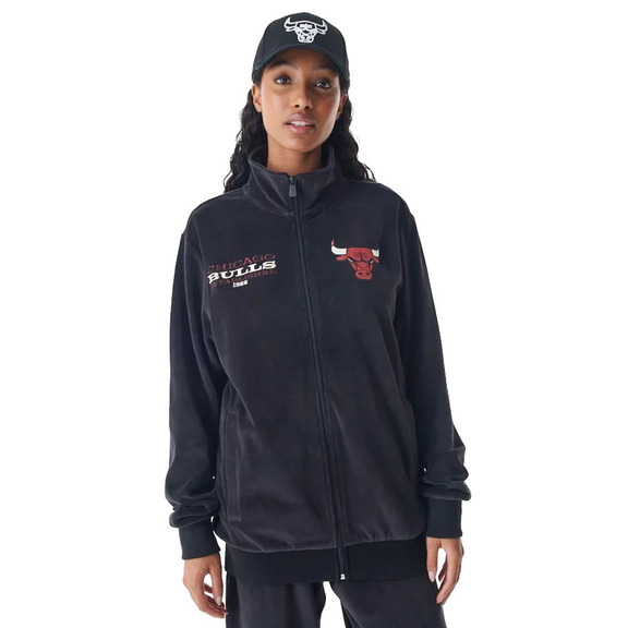 Neue Era NBA Chicago Bulls Lifestyle Velour Track Jacket