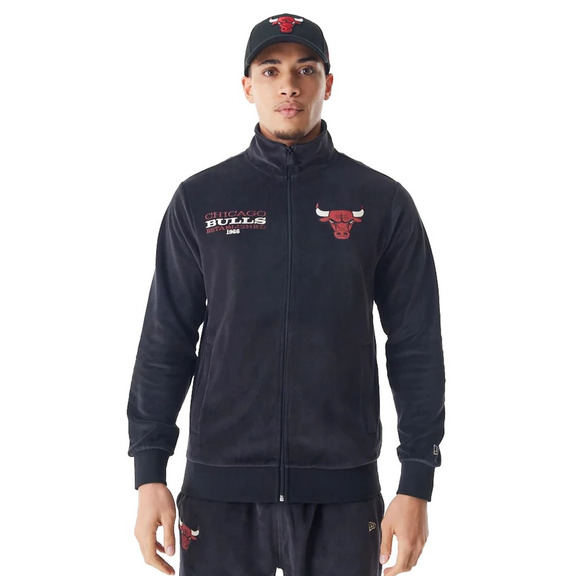 Neue Era NBA Chicago Bulls Lifestyle Velour Track Jacket