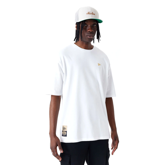 New era NY Sticker Oversized T-Shirt "White"