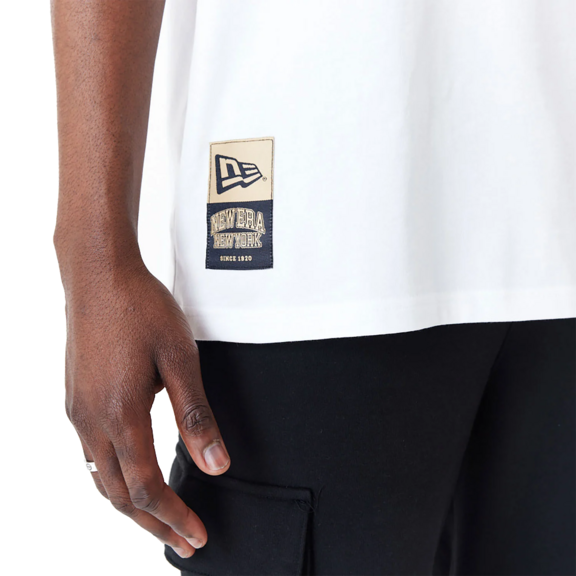 New era NY Sticker Oversized T-Shirt "White"