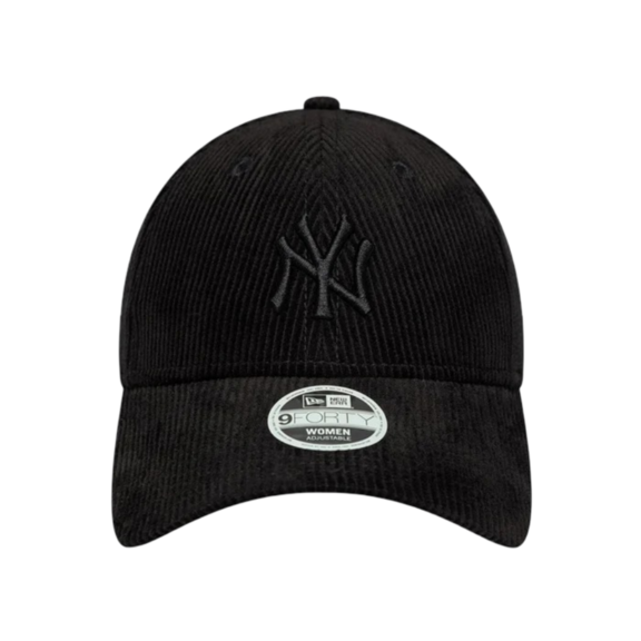 New Era Wmns MLB NY Yankees Cord 9FORTY Adjustable Cap "Black"