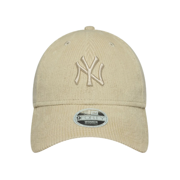 New Era Wmns MLB NY Yankees Cord 9FORTY Adjustable Cap "Cream"