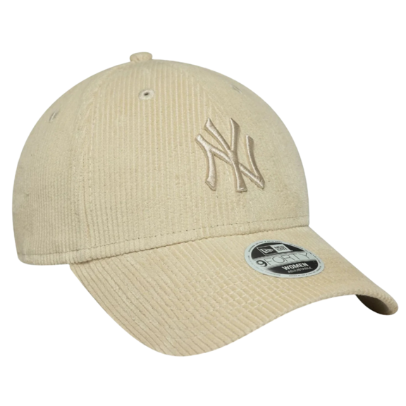 New Era Wmns MLB NY Yankees Cord 9FORTY Adjustable Cap "Cream"