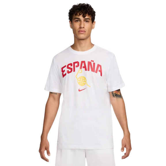 Nike Camiseta España Basket "White Gym Red"