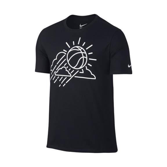 Nike Camiseta Reign Basketball (010/schwarz/weiß)