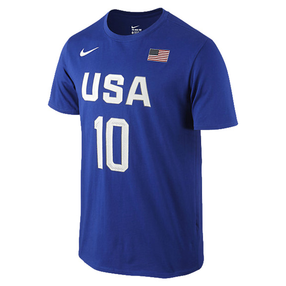 Nike Camiseta USAB Rio Réplica Jersey #10# Irving (460/Tiefblau)