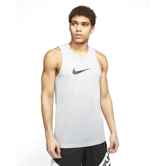 Nike Dri-FIT Herren Basketball SS Top "Grey"