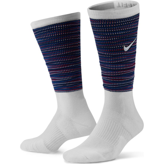 Nike Elite Crew Basketball Socken "White-Blue"