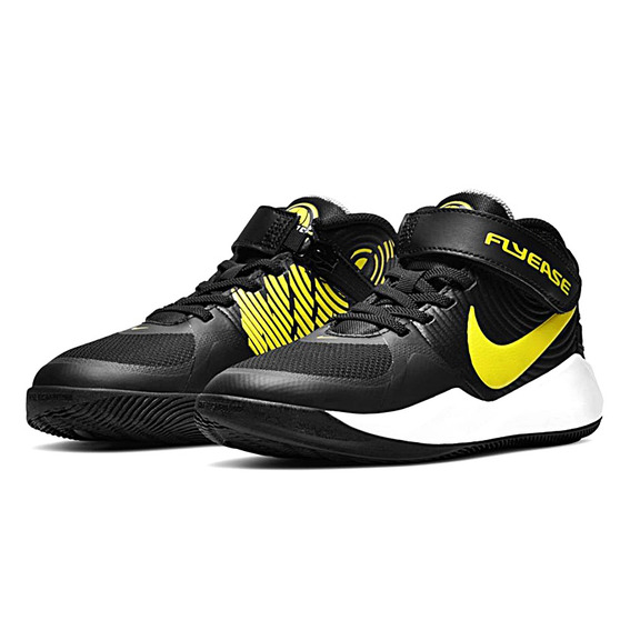 Nike Team Hustle D 9 (GS) FlyEase "Gelbe Nacht"