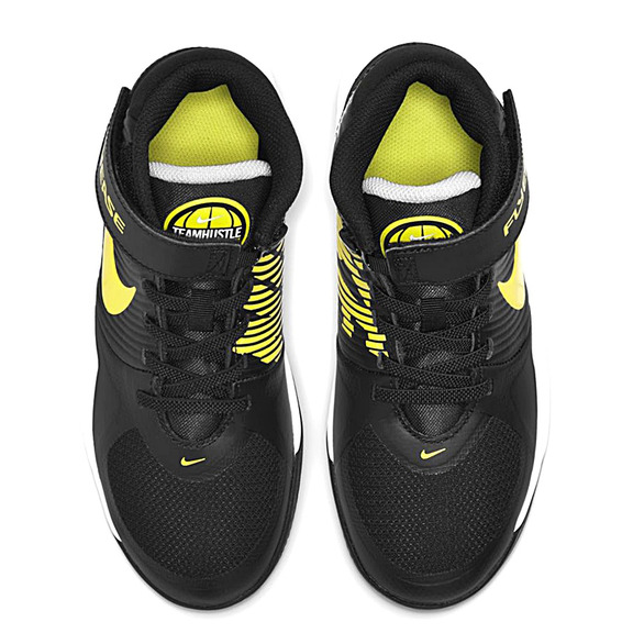 Nike Team Hustle D 9 (GS) FlyEase "Gelbe Nacht"
