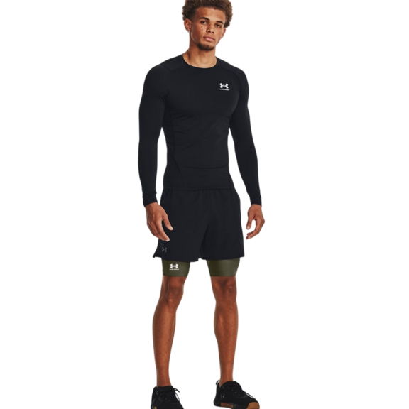 HeatGear® Pocket Long Shorts "Marine OD Green"