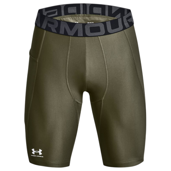 HeatGear® Pocket Long Shorts "Marine OD Green"