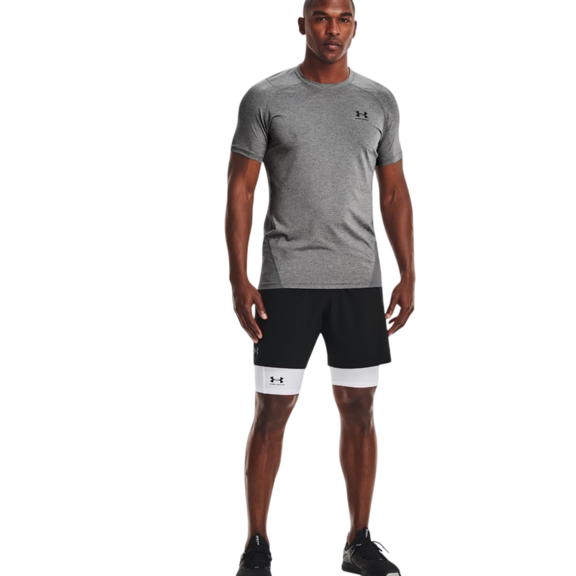 HeatGear® Pocket Long Shorts "White"