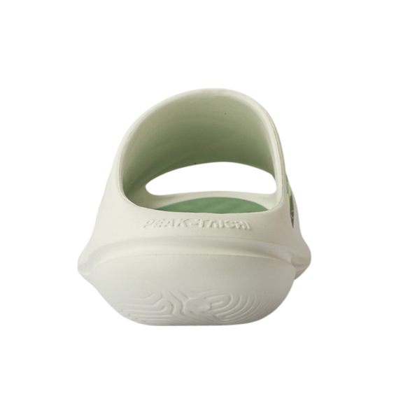 Peak Taichi Recovery Flip Flops "White Green"