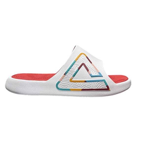 Peak Taichi Slippers "White-red"