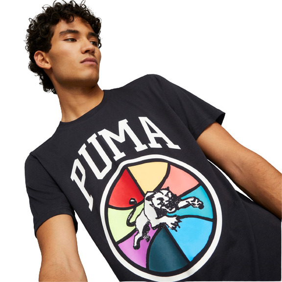 Puma Basketball Box Out SS Tee 1 "Schwarz"