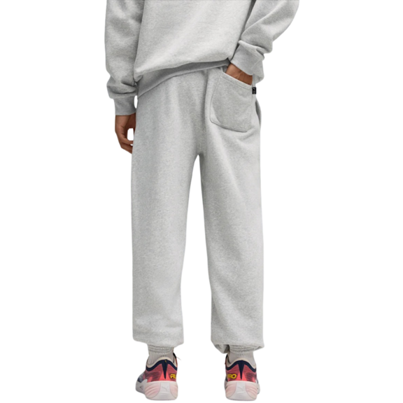 Puma Basketbal Hooptopia Graphic Sweat Pant "Light Gray"