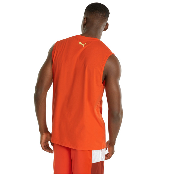 Puma Basketball Don\t Flinch Tank "Orange"