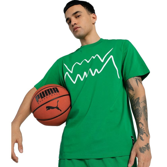 Puma Basketball Jaws Core Tee "Archive Green"