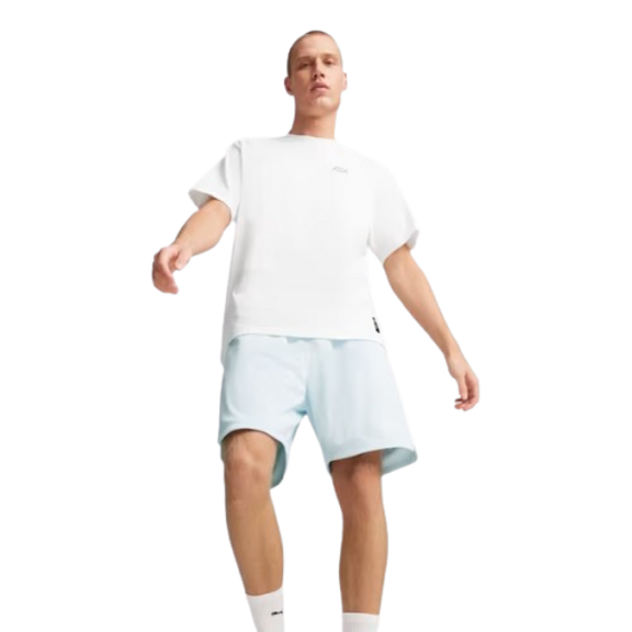 Puma Basketball Jaws EMB Core Tee "Weiß"
