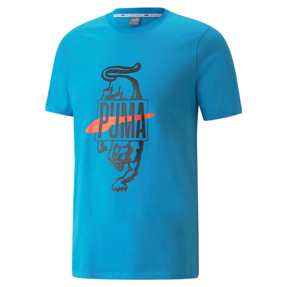 Puma Basketball Qualifier SS Tee "Blau"