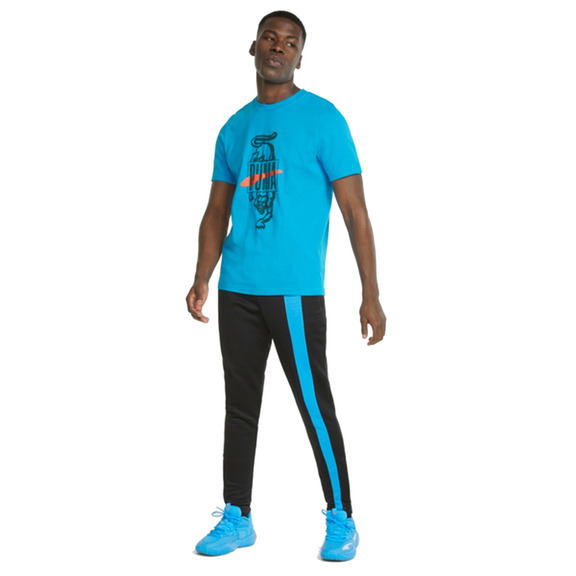 Puma Basketball Qualifier SS Tee "Blau"
