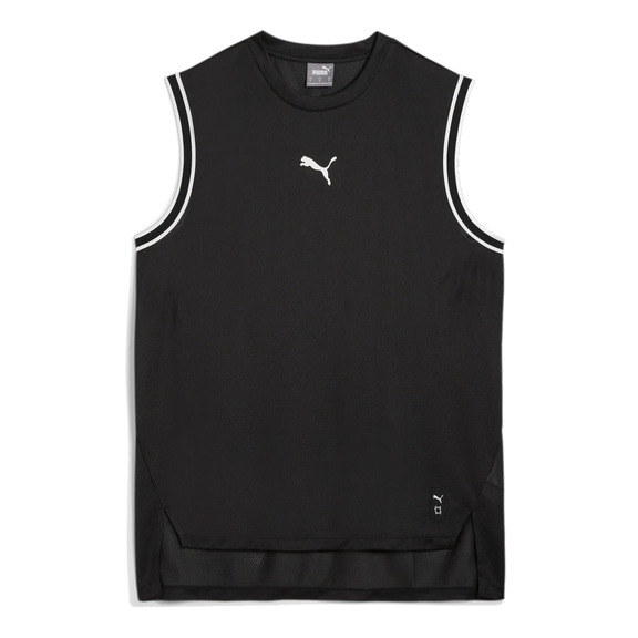 Puma Basketball gewinnen Shot Mesh Tank "Schwarz"