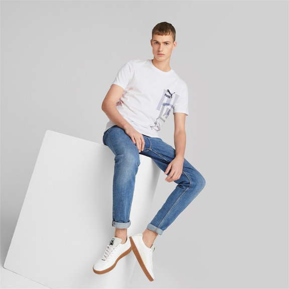 Puma CLASSICS GEN. PUMA Tee "Weiß"