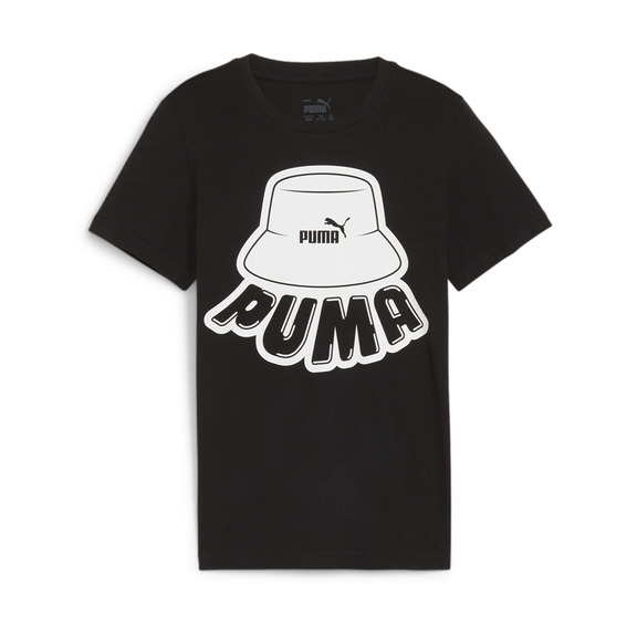 Puma Junior ESS+ MID 90s Graphic Tee B "Schwarz"