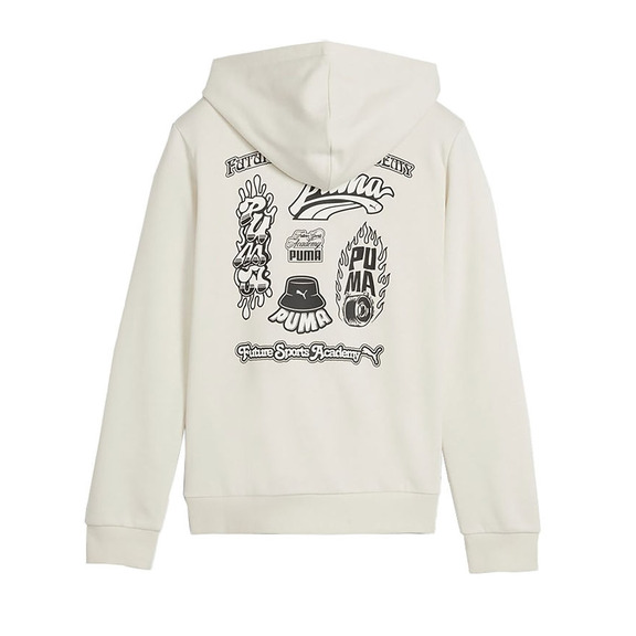 Puma Junior ESS+ MID 90er Hoodie TR B "Alpine Snow"