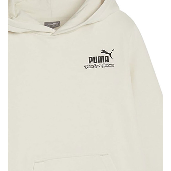 Puma Junior ESS+ MID 90er Hoodie TR B "Alpine Snow"