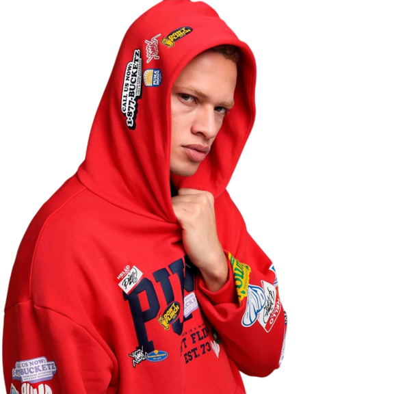 Puma HooperHotline Pullover Hoodie "For All Time Red"