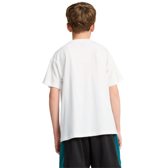 Puma Junior Basketball gewinnen Shot Tee "Weiß"