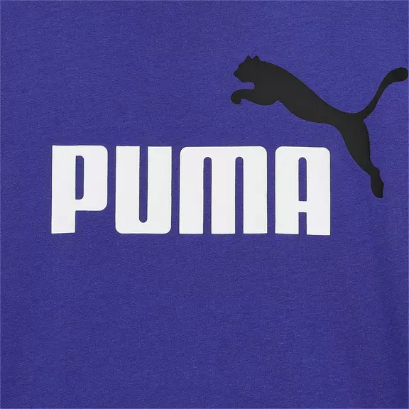 Puma Kinder ESS+ 2 Col Logo Tee B "Lapis Lazuli"